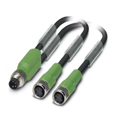 SAC-3P-M8Y/2X0,3-PUR/M 8FS 1458664 PHOENIX CONTACT Câbles pour capteurs/actionneurs