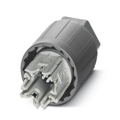 QPD N 4PE2,5 6-11 GY 1459650 PHOENIX CONTACT Tuerca QUICKON, gris, 4 polos sin PE, 1,0 mm²... 2,5 mm² / 690 ..