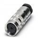 SACC-M16FS-14CON-M 1500554 PHOENIX CONTACT Hembra de conexión M16, 14 polos, con conexión por soldadura, de ..