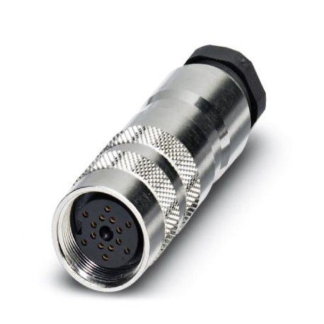 SACC-M16FS-14CON-M 1500554 PHOENIX CONTACT Hembra de conexión M16, 14 polos, con conexión por soldadura, de ..