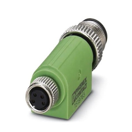 SAC-4P-M12MS-M 8FS 1519765 PHOENIX CONTACT Adaptador, 4-polos, Conector recta M12, codificación: A, a Hembra..