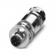 SACC-M12MSD-4CON-PG 7-SH 1521258 PHOENIX CONTACT Conector para datos, Ethernet CAT5 (100 MBit/s), 4-polos, a..