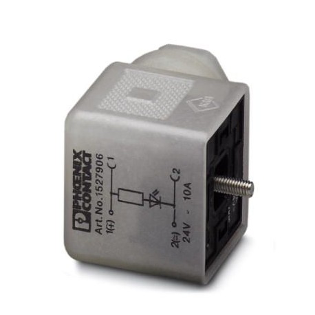 SACC-V-3CON-PG9/A-1L 24V 1527906 PHOENIX CONTACT Conector de válvula, Universal, 3-polos, Conector de válvul..