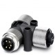 SAC-5P-MINT/2XMIN VP 1543977 PHOENIX CONTACT T distributor, 5-position, Plug straight 7/8"-16UNF, on Socket ..