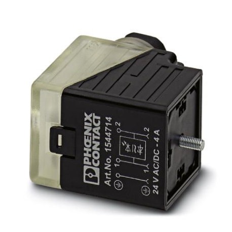 SACC-V-3CON-M16/A-1L-S 1544714 PHOENIX CONTACT Conector de válvula, Universal, 3-polos, Conector de válvula ..