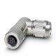 SACC-M12FR-8Q SH 1553666 PHOENIX CONTACT Conector para datos, Ethernet CAT5 (1 GBit/s), 8-polos, apantallado..