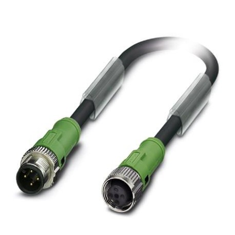 SAC-4P-MS/ 1,0-186/FS SCO 1555703 PHOENIX CONTACT Cable para sensores/actuadores, 4-polos, PUR, negro grisác..