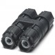 QPD H 3PE2,5 9-14 BK 1582148 PHOENIX CONTACT Distribuidor H, Conexión QUICKON, número de polos: 3+PE, 1 mm² ..
