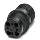 QPD W 3PE2,5 M25 DT BK 1582193 PHOENIX CONTACT Pasamuros, Conexión QUICKON, número de polos: 3+PE, 1 mm² .....