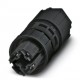QPD P 3PE2,5 6-10 BK BK 1582637 PHOENIX CONTACT Conector, Conexión QUICKON, número de polos: 3+PE, 1 mm² .....