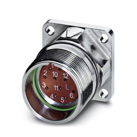 RF-12S1N8AWA00 1607283 PHOENIX CONTACT Conect. enchuf. para apar. pared delant., recto, Bloqueo por tornillo..