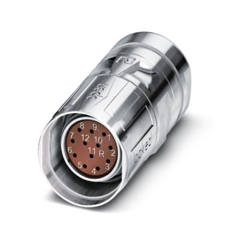 CA-12F2N8A85DUS 1619474 PHOENIX CONTACT M23, Conector para cables, serie: CA, recto, apantallado: sí, SPEEDC..