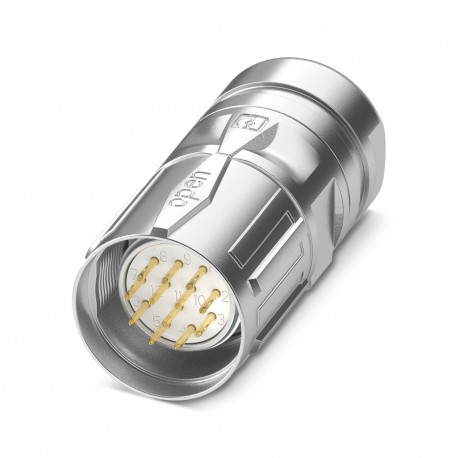 CA-12P1N8A8008S 1619488 PHOENIX CONTACT Conector de encaixe para cabos