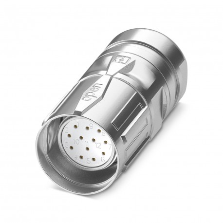 CA-12S1N8A8008S 1619489 PHOENIX CONTACT Conector de encaixe para cabos
