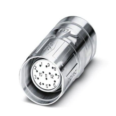 CA-17S1N8A80DNS 1619583 PHOENIX CONTACT M23, Conector para cables, serie: CA, recto, apantallado: sí, SPEEDC..