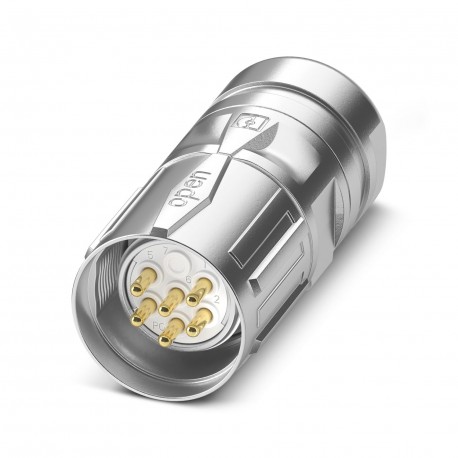 CA-07P1N8A80DNS 1619598 PHOENIX CONTACT M23, Conector para cables, serie: CA, recto, apantallado: sí, SPEEDC..
