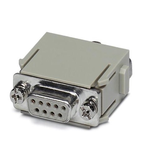 HC-M-DSUB 09/O2T-MOD-BU 1636444 PHOENIX CONTACT Módulo de insertos de contactos