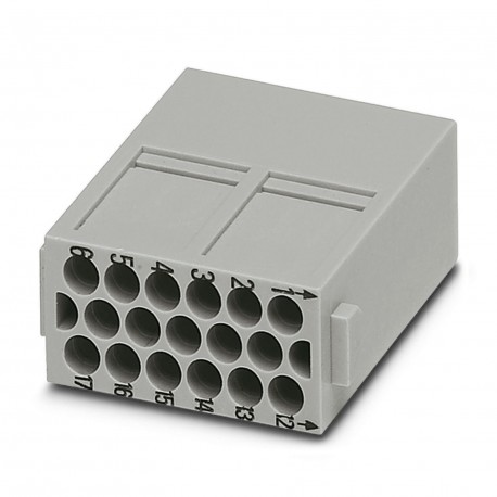 HC-M-17-MOD-ST 1636473 PHOENIX CONTACT HEAVYCON Kontakteinsatzmodul, Stecker, 17-polig, Crimpanschluss
