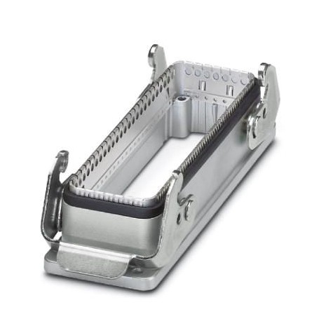 HC-B 24-AMQ-EMV 1642962 PHOENIX CONTACT Embase HEAVYCONNEC B24, avec étrier transversal, version CEM. Pas ad..