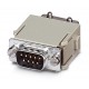 HC-M-DSUB 09-MOD-ST 1647530 PHOENIX CONTACT Módulo de insertos de contactos macho HEAVYCON, D-SUB 9, conexió..