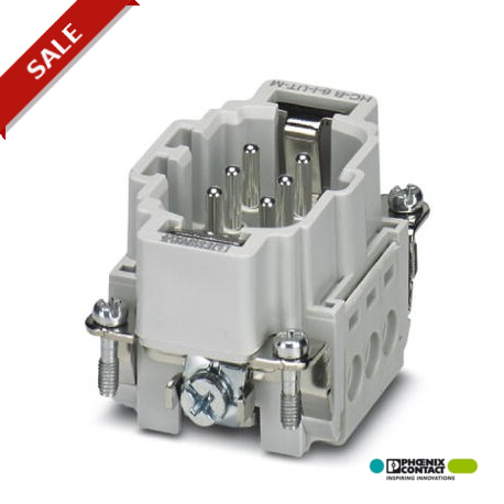 HC-B 6-I-UT-M 1648115 PHOENIX CONTACT Inserto de contactos, número de polos: 6+PE, tamaño: B6, número de con..