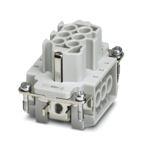 HC-B 6-I-UT-F 1648128 PHOENIX CONTACT Inserto de contactos, número de polos: 6+PE, tamaño: B6, número de con..
