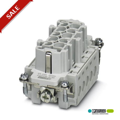 HC-B 10-I-UT-F 1648186 PHOENIX CONTACT Inserto portacontatti femmina HEAVYCON, serie B10, 10 poli, attacco a..