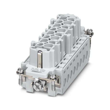 HC-B 16-I-UT-F 1648241 PHOENIX CONTACT Inserto portacontatti femmina HEAVYCON, serie B16, 16 poli, attacco a..