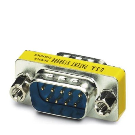 VS-09-GC-ST/ST 1652651 PHOENIX CONTACT Inserto de contactos D-SUB, tamaño de envoltura 1, con 9 contactos de..