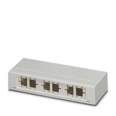 VS-TO-0W-6-F-9010 1653029 PHOENIX CONTACT Salida de terminal, montaje en superficie, IP20, 6 puertos de mont..