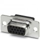 VS-09-BU-DSUB-HD-CD-B 1655124 PHOENIX CONTACT Soporte de contactos D-SUB, tamaño de envoltura 1, para 15 con..