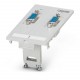 VS-SI-FP-2DSUB9-GC-BU/ST 1657708 PHOENIX CONTACT Placa frontal con insertos de contactos, plástico, 2 x D-SU..