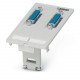 VS-SI-FP-2DSUB15-GC-BU/ST 1657737 PHOENIX CONTACT Placa frontal con insertos de contactos, plástico, 2 x D-S..