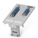 VS-SI-FP-DSUB15DSUB25-GC-BU/ST 1657740 PHOENIX CONTACT Placa frontal con insertos de contactos, plástico, 1 ..