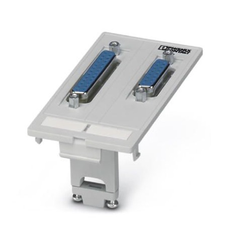 VS-SI-FP-DSUB15DSUB25-GC-BU/ST 1657740 PHOENIX CONTACT Placa frontal con insertos de contactos, plástico, 1 ..