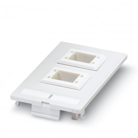 VS-SI-FP-2F 1658532 PHOENIX CONTACT Placa frontal, plástico, con 2 puestos enchufables Freenet