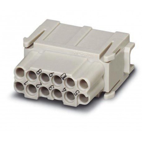 HC-M-12-MOD-BU 1663323 PHOENIX CONTACT HEAVYCON modulo inserto di contatto, di sesso femminile, 12 pos., Cri..