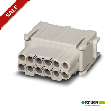 HC-M-12-MOD-BU 1663323 PHOENIX CONTACT Module à isolant pour contacts HEAVYCONNEC, femelle, 12 pôles, raccor..