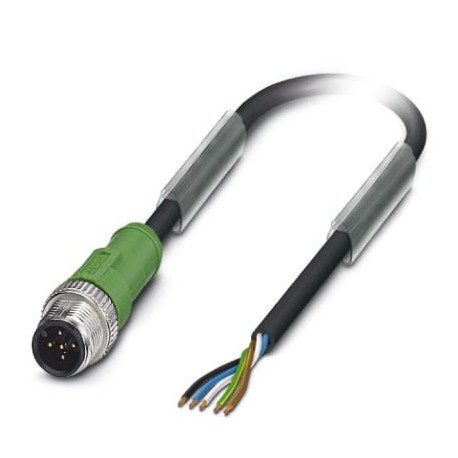 SAC-5P-M12MS/5,0-PUR 1669783 PHOENIX CONTACT Cable para sensores/actuadores, 5-polos, PUR sin halógenos, neg..