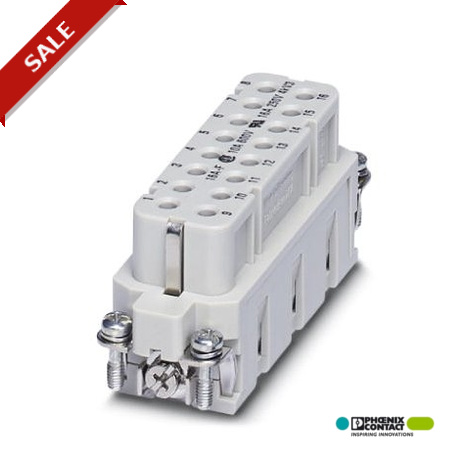 HC-A 16-EBUS-32 1677047 PHOENIX CONTACT Isolant femelle HEAVYCONNEC, série A16, 16 pôles, raccordement vissé..