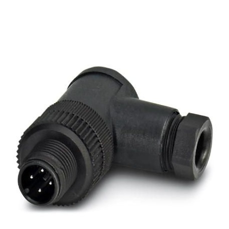 SACC-M12MR-4CON-PG7 1681091 PHOENIX CONTACT Conector, Universal, 4-polos, Conector macho acodado M12, codifi..