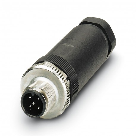 SACC-M12MS-5CON-PG 9-M 1681460 PHOENIX CONTACT Conector, Universal, 5-polos, Conector macho recto M12, codif..