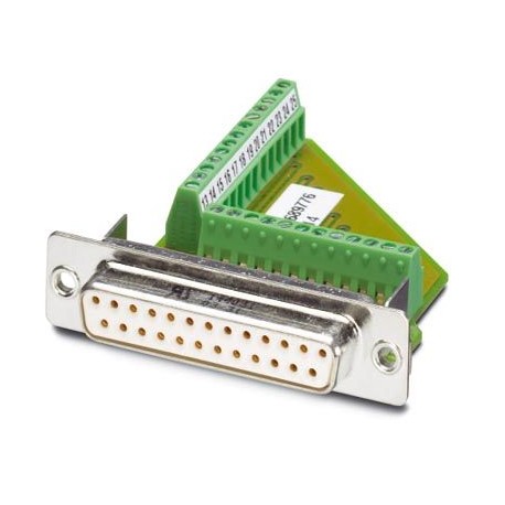 VS-25-BU-DSUB/25-MPT-0,5 1689776 PHOENIX CONTACT Inserto de contactos D-SUB, tamaño de envoltura 3, con 25 c..