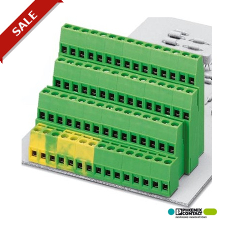 MK4DS 1,5/ 3-5,08-A GNYE 1707140 PHOENIX CONTACT PCB terminal block, Nominal current: 15 A, Nom. voltage: 40..