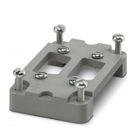 HC-B 6-ADP/2 DSUB 15 1775486 PHOENIX CONTACT Placa adaptadora D-SUB, para el equipamiento con dos conectores..