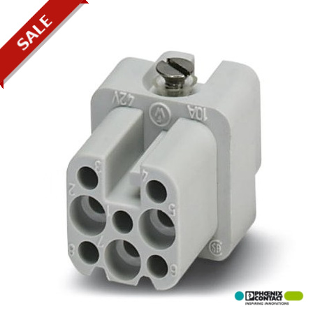 HC-D 8-EBUC 1775745 PHOENIX CONTACT Inserto portacontatti femmina HEAVYCON, serie D8, 8 poli, connessione a ..