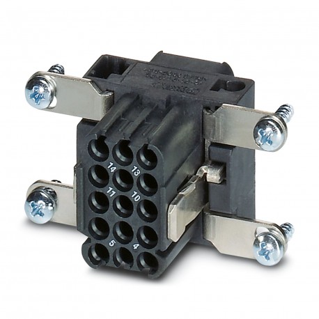 VC-D1-BU15-PE 1855050 PHOENIX CONTACT Soporte de contactos hembra, para contactos engastados mecanizados, co..