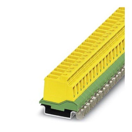 PCVK 4-7,62-PE 1876246 PHOENIX CONTACT Conector para carril, sección nominal: 4 mm2, color: verde-amarillo, ..