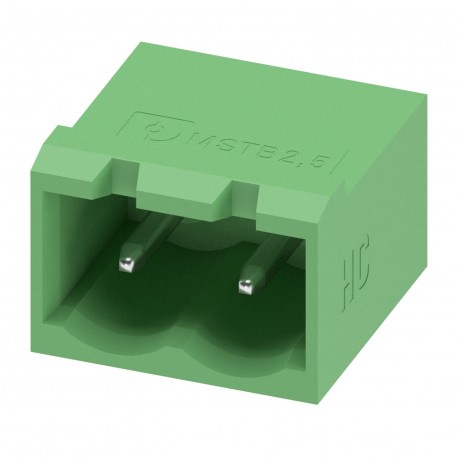 MSTBA 2,5 HC/ 2-G 1923759 PHOENIX CONTACT Carcasa base placa de circuito impreso, sección nominal: 2,5 mm2, ..