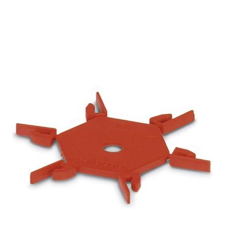 CR MSTBO-G1 2199618 PHOENIX CONTACT Caballete, de plástico rojo, se inserta en la entalladura correspondient..